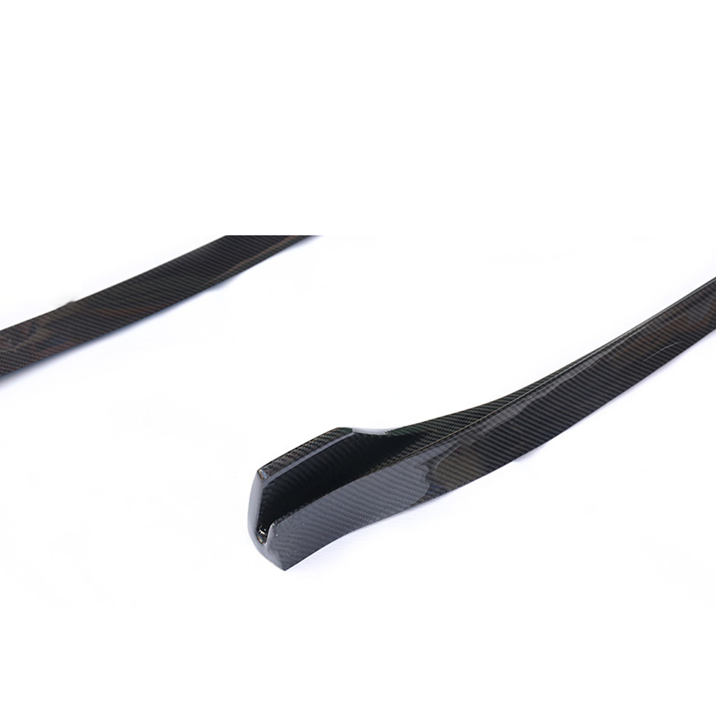 Tesla Model Y Carbon Fiber V-Style Side Skirts