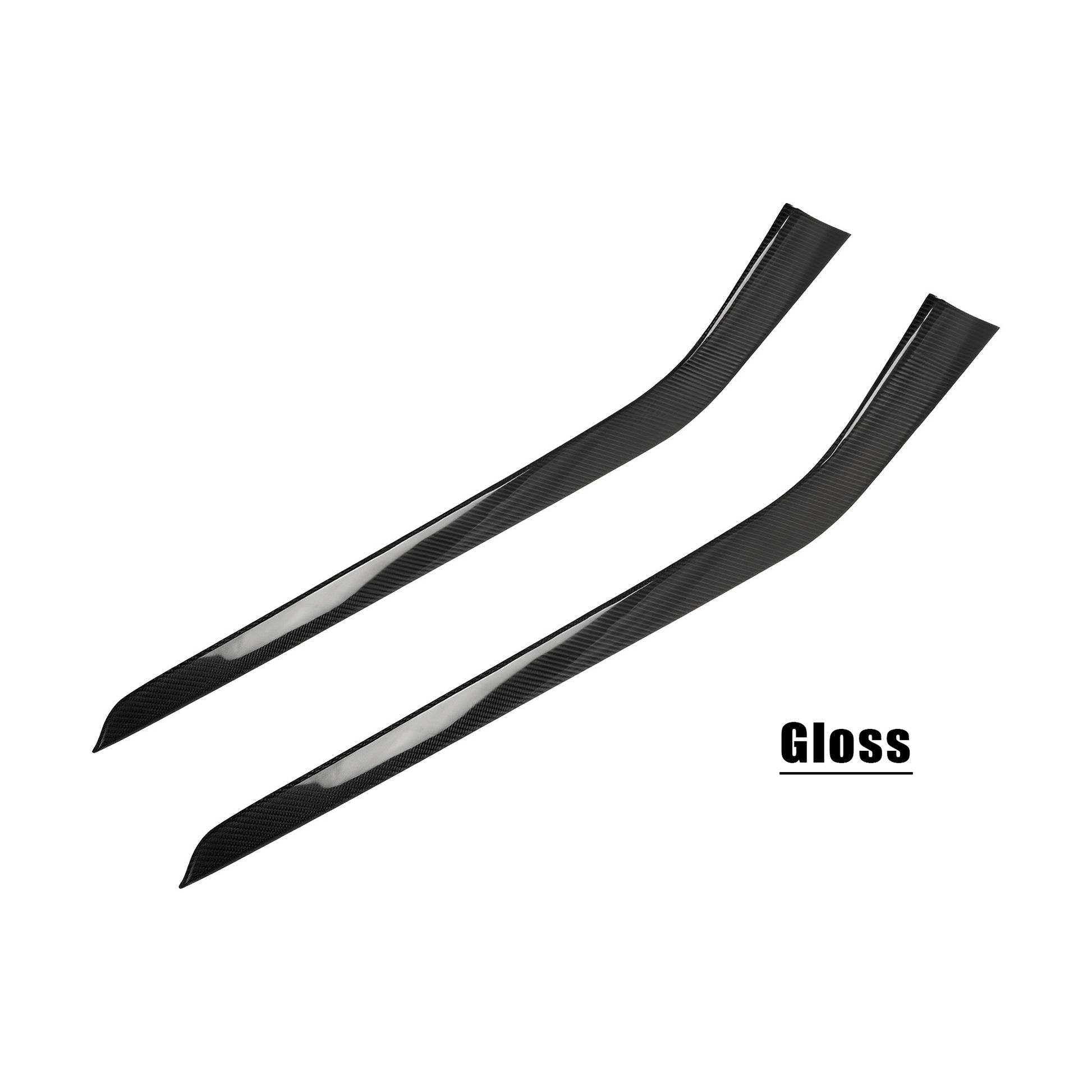 Carbon Fiber Center Console Side Trim Wrap For Tesla Model 3&Y