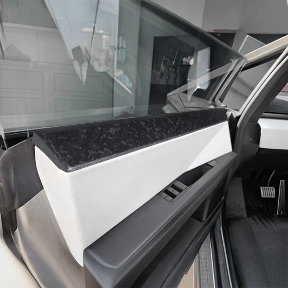 Tesla Cybertruck Forged Carbon Fiber Door Panel Covers | Industrial-Grade Customization for Bold Visual Impact(Pre-order)