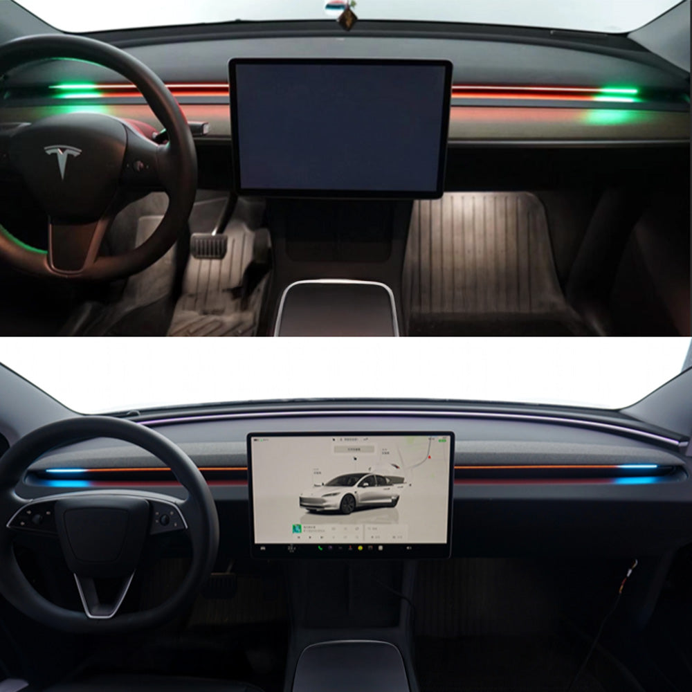 Tesla Flashlight Tesla Model 3/Y LED Ambient Light Kit 2017–2025+ | RGB & Alerts ...