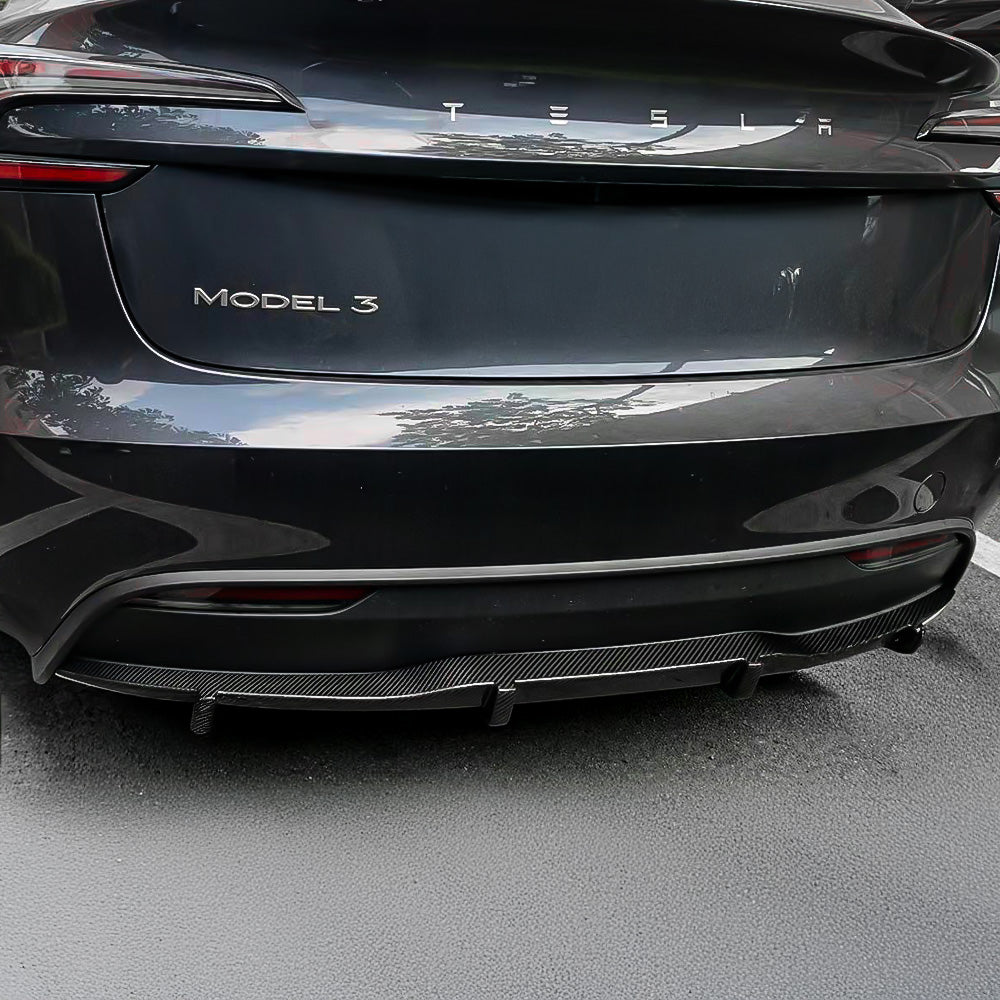 Tesla Model 3 Carbon Fiber Rear Diffuser Premium Bodykit Upgrade 202 tesla-model-3-carbon-fiber-rear-diffuser-premium-bodykit-upgrade-202