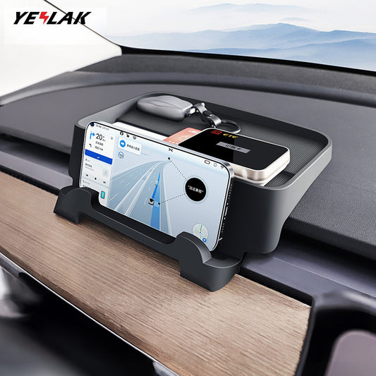 Center Console Organizer Behind Screen Storage Tray For Tesla Model 3&Y