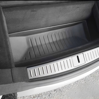 Front Rear Trunk Well Mats For Tesla Model S 2021-2023