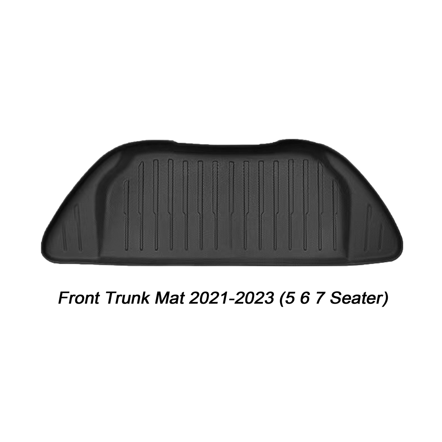 2016-2023 Model X Front Rear Trunk Well Mats