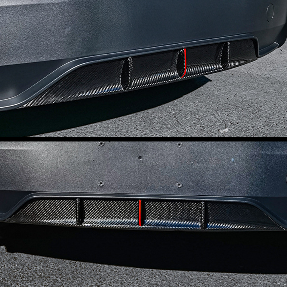 Tesla Model Y Juniper Carbon Fiber Rear Diffuser – Yeslak Tesla Accessories