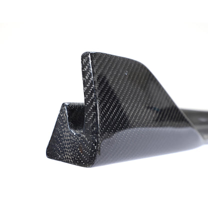 Tesla Model Y Carbon Fiber V-Style Side Skirts