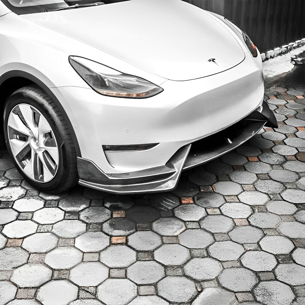 Model Y Front Lip Spoiler Body Kit - Premium Aerodynamic Upgrade with UV-Resistant ABS (2020-2025)