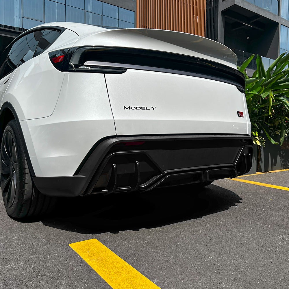Model Y Rear Diffuser Ev Base Tesla Model Y Juniper Rear Diffuser Upgrade – 3PCS Aerodynamic Body Ki ...