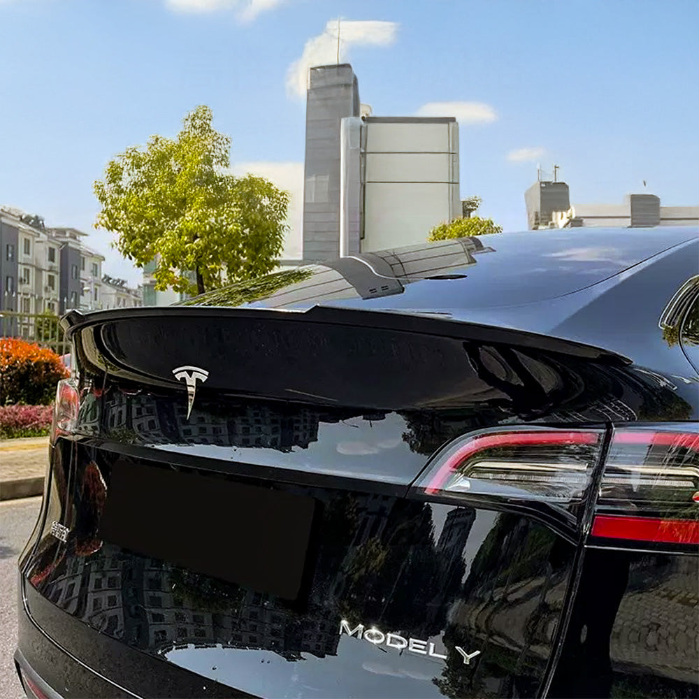 Tesla Model Y Rear Design Tesla Model Y Rear Lip Spoiler 2020–2025 – Sporty Trunk Wing Upgrade ...