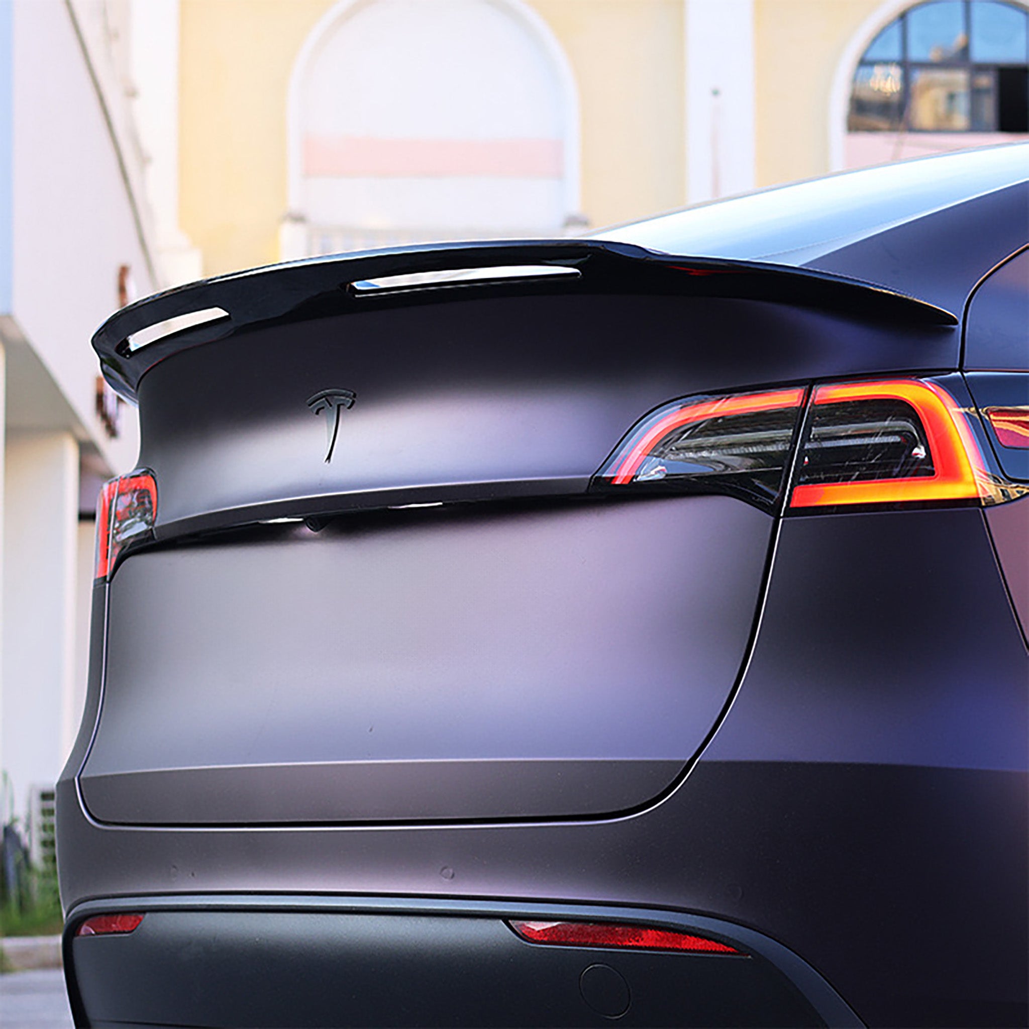 TB-Style Trunk Spoiler Wing for Tesla Model Y – Glossy & Matte Black ...