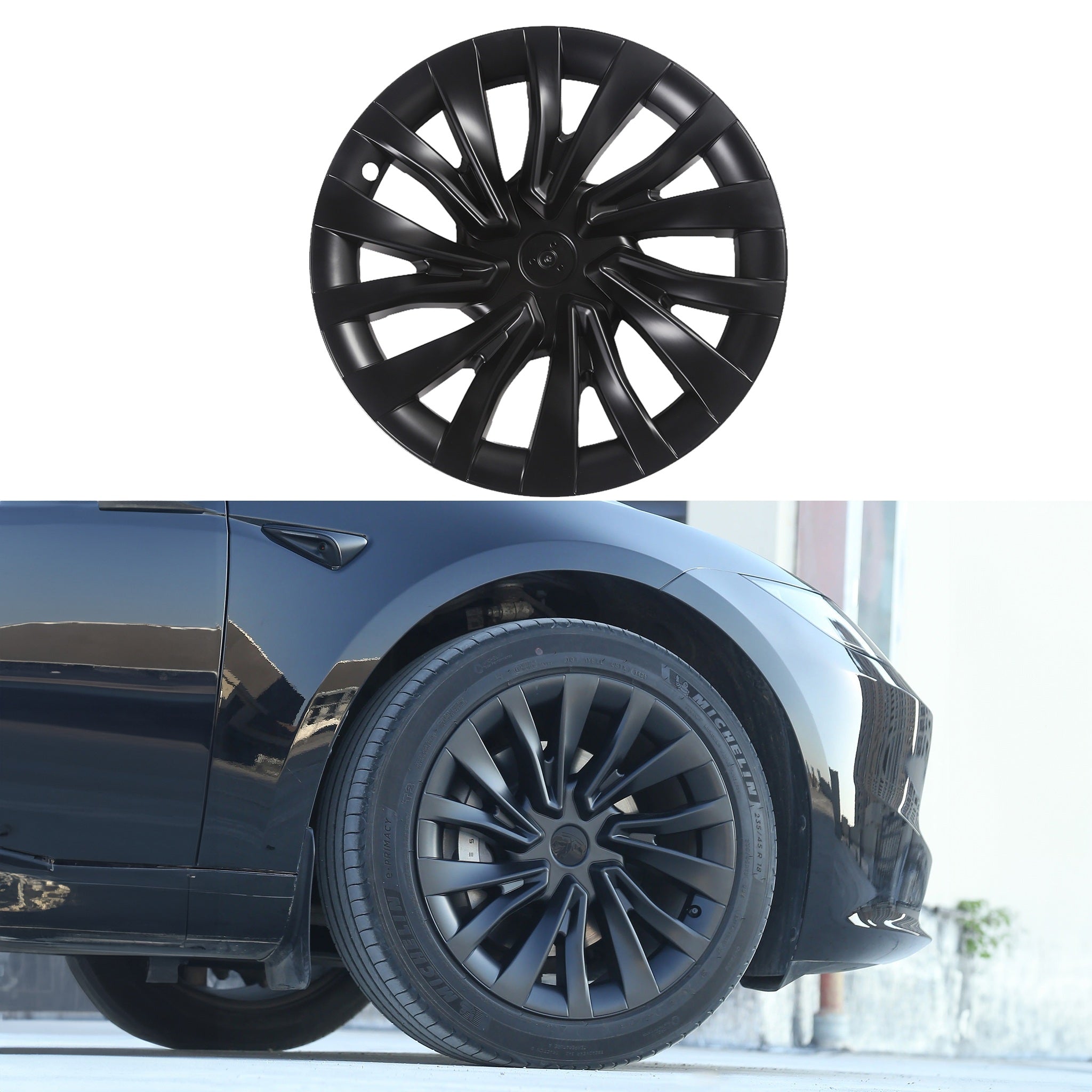 Tesla Navo Style Wheel Cover for New Model 3 Highland 18'' Wheels