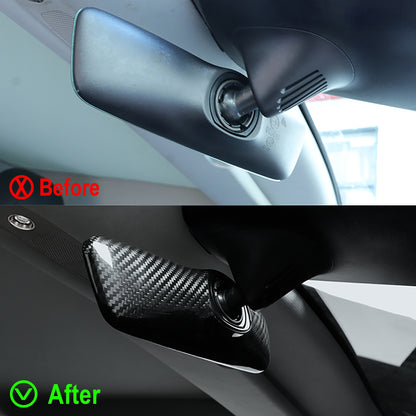 Real Carbon Fiber Rearview Mirror Cover For Tesla Model 3/Y