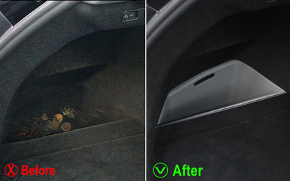 Rear Trunk Side Storage Box for Tesla Refreshed Model S 2021+