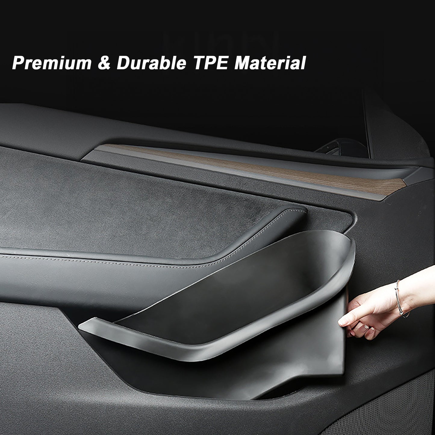Yeslak Side Door Storages Organizer Tray For Model Y