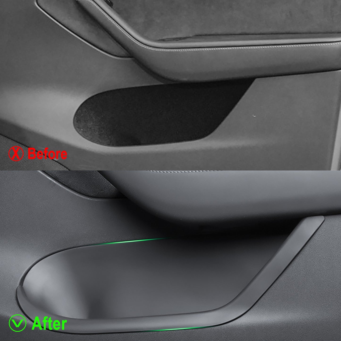 Yeslak Side Door Storages Organizer Tray For Model Y