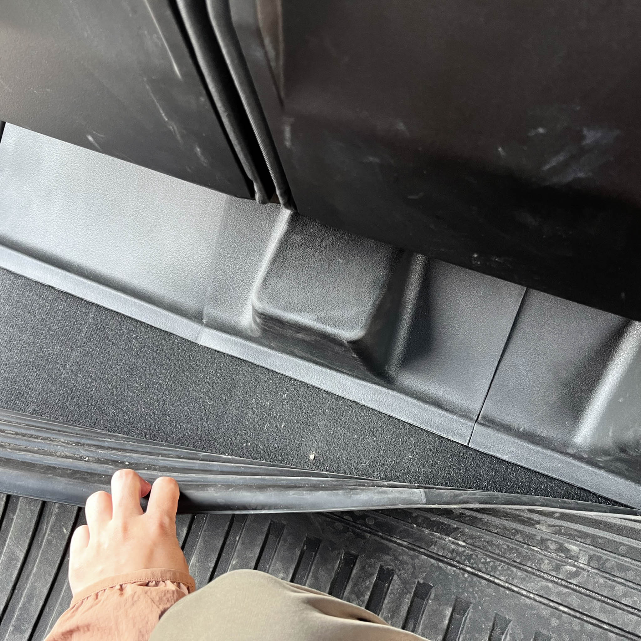 thumbnail image 2 of Under Seat Storage Boxes For Tesla Cybertruck 2024+ - Set Of 2 Hidden Organizer Trays 2 of 9