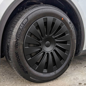 Tesla Induction Style Wheel Covers for Model Y Juniper Standard 18" Aperture Wheels