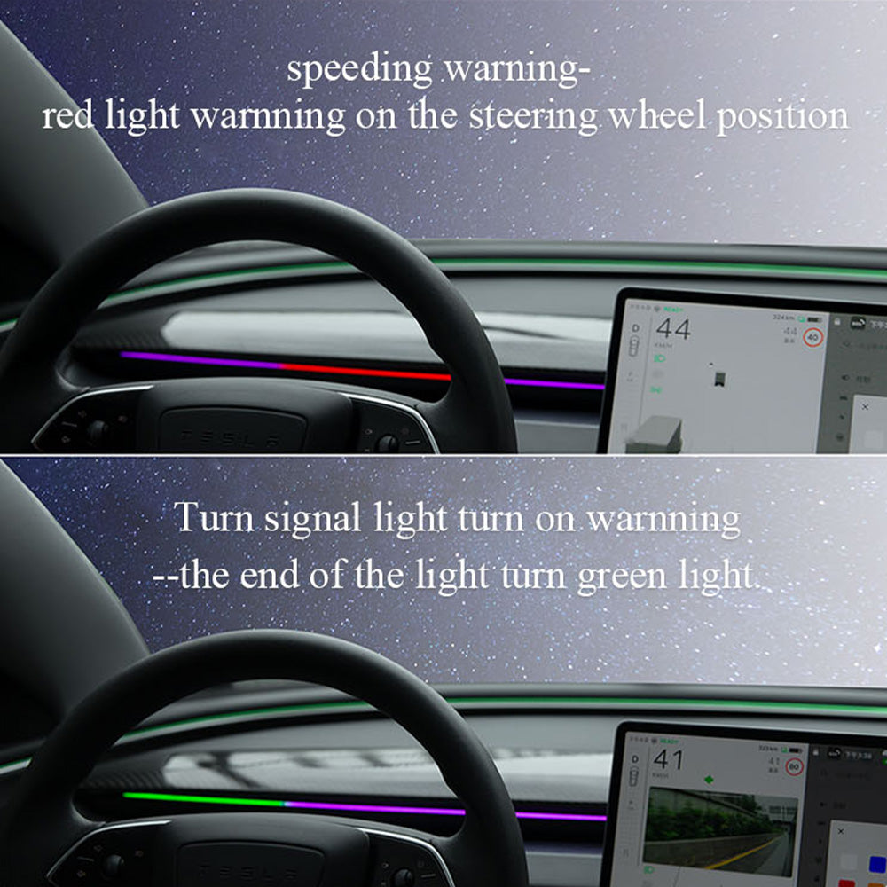 Tesla Flashlight Tesla Model 3/Y LED Ambient Light Kit 2017–2025+ | RGB & Alerts ...