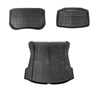 Tesla Model 3 All-Weather Mats - Front, Rear, Trunk (2017-2023)