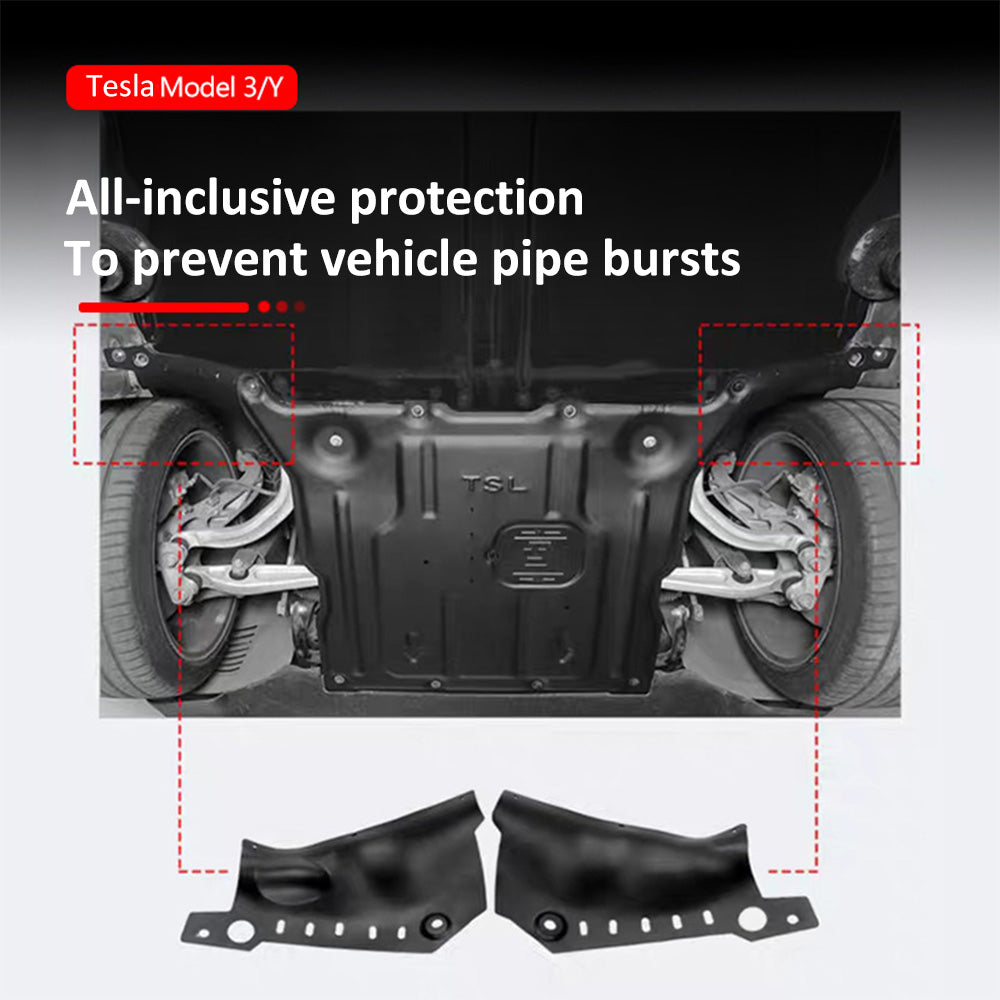 Tesla Model 3/Y Coolant Line Skid Plate Protection Guards - Carbon ...