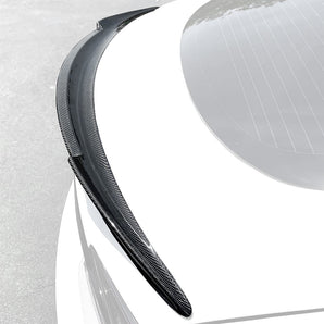 Tesla Model S Real Carbon Fiber Rear Spoiler - High-Gloss Aerodynamic Upgrade for Enhanced Performance & Style (2016-2025)