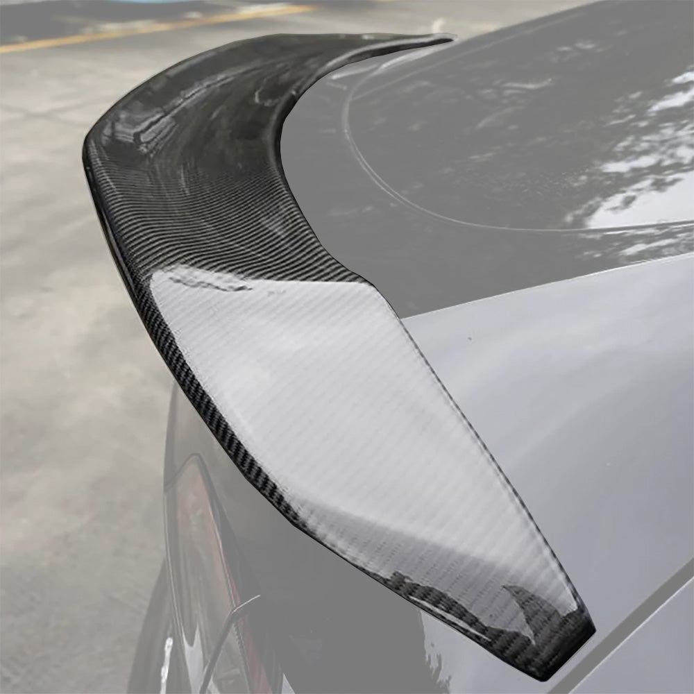 Tesla Model Y Real Carbon Fiber Premium Spoiler - Sporty Look & Aero Performance | Matte/Glossy Finish