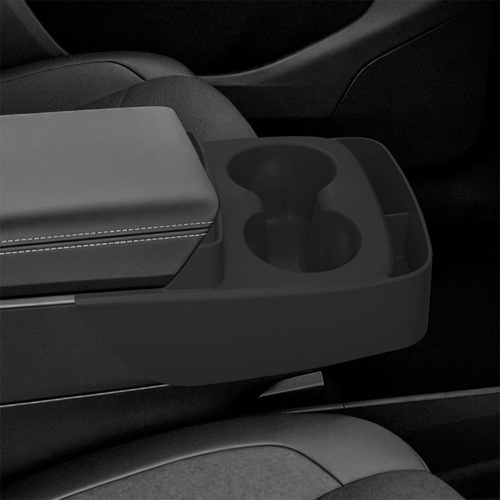 Tesla Model Y Standard Center Console Silicone Integrated Cup Holder ...
