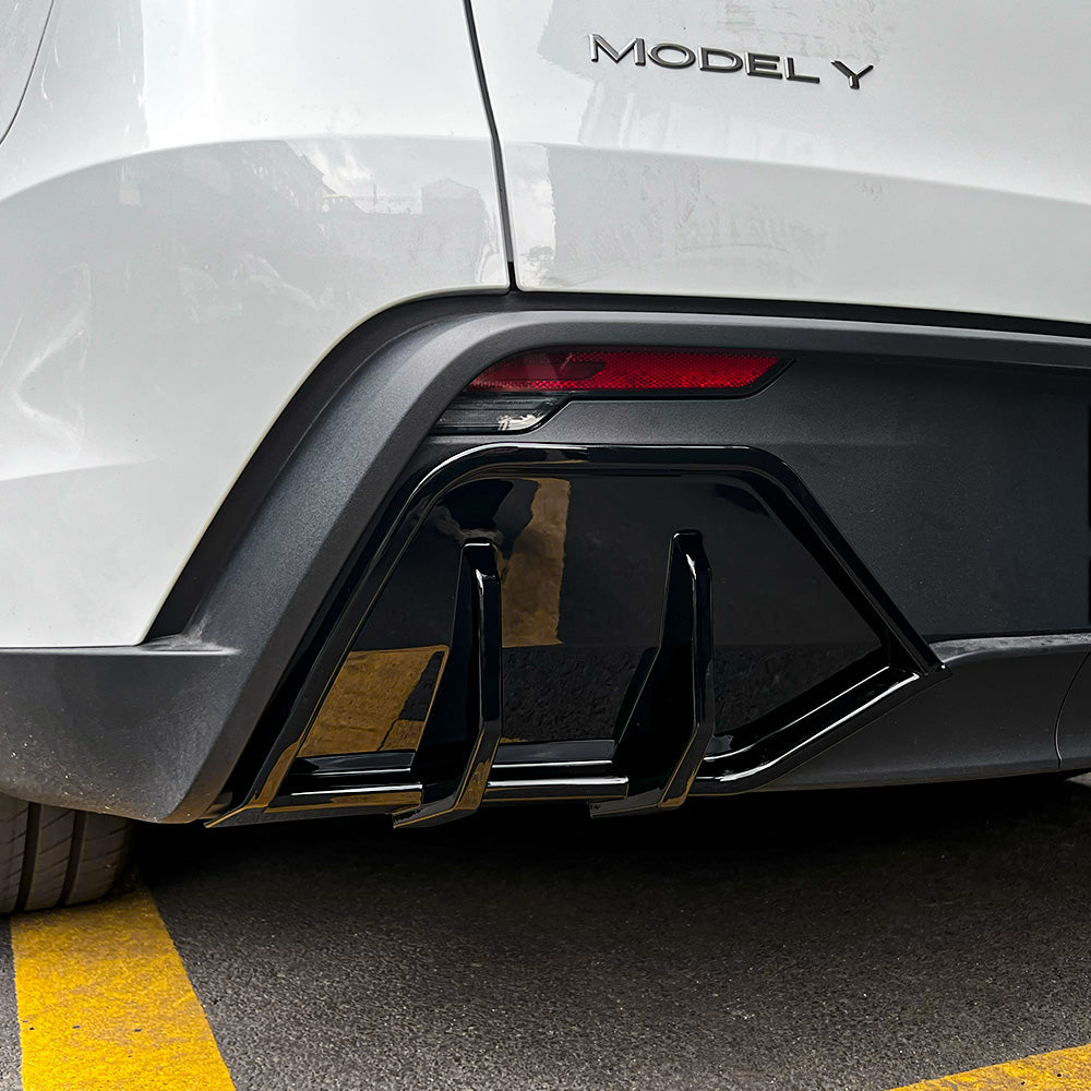 Rear Diffuser Handmade Rear Diffuser for 2026+ Tesla Model Y Juniper – Sporty Aerodynamic ABS ...