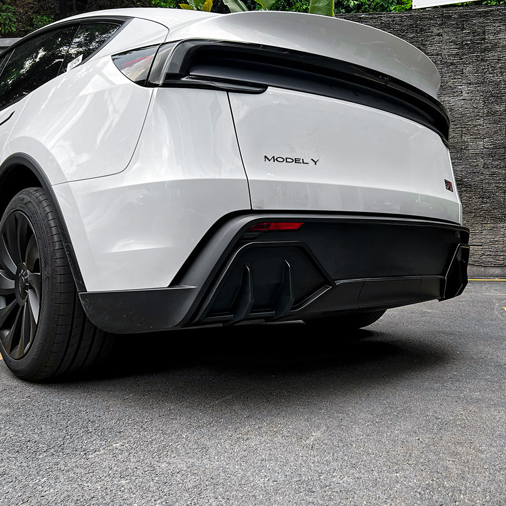 Model Y Rear Diffuser Ev Base Rear Diffuser for 2026+ Tesla Model Y Juniper – Sporty Aerodynamic ABS ...