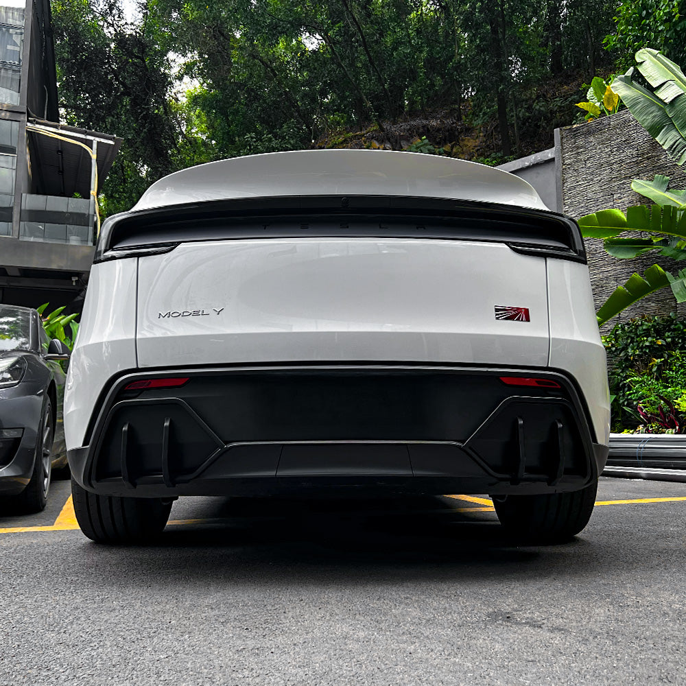 Model Y Rear Splitter Installation Rear Diffuser for 2026+ Tesla Model Y Juniper – Sporty Aerodynamic ABS ...