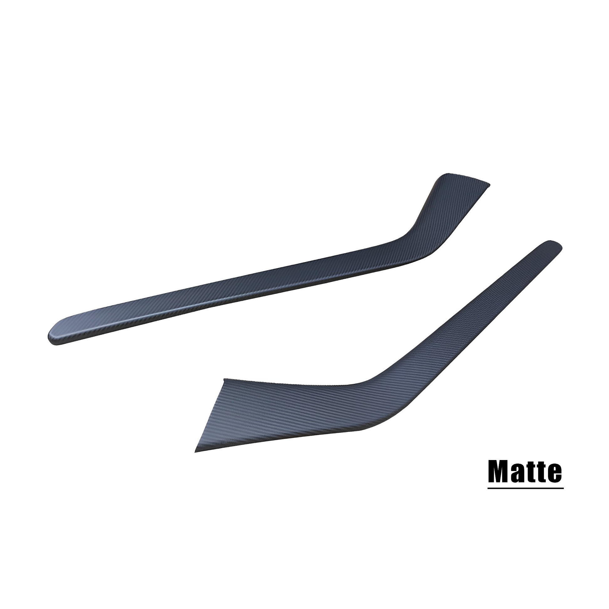 Carbon Fiber Center Console Side Trim Wrap For Tesla Model 3&Y