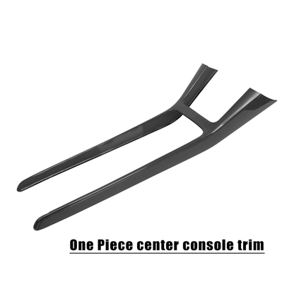 Carbon Fiber Center Console Side Trim Wrap For Tesla Model 3&Y
