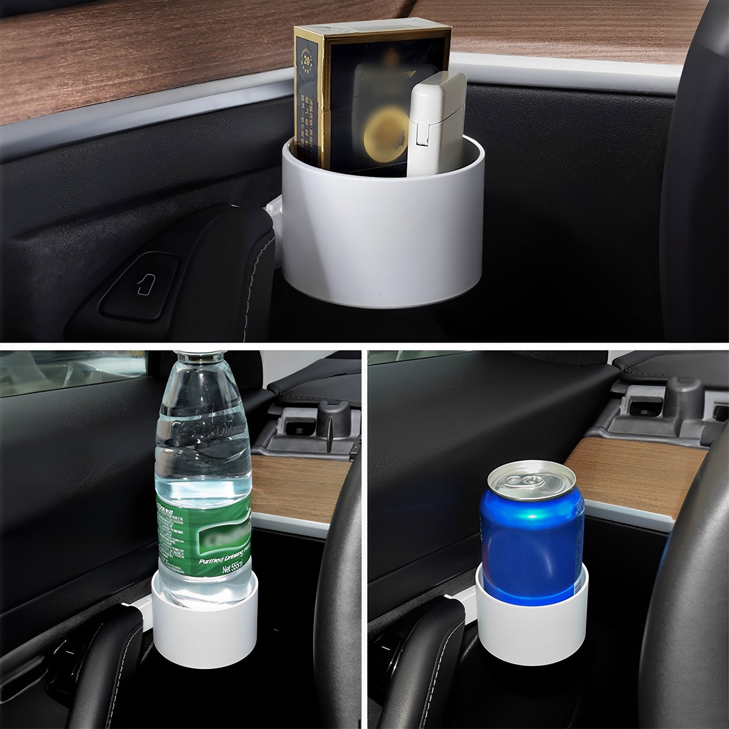Door Cup Holder For Tesla Model 3 & Y by Yeslak