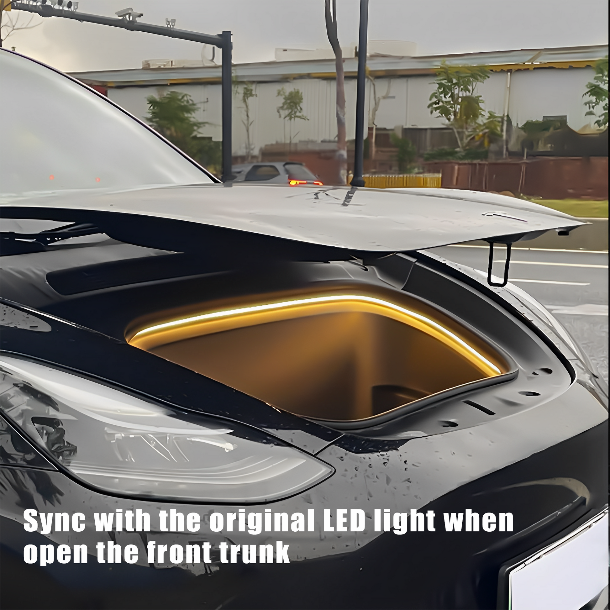 Front Trunk LED Light Strip ambient light For Tesla Model 3 & Y by Yeslak