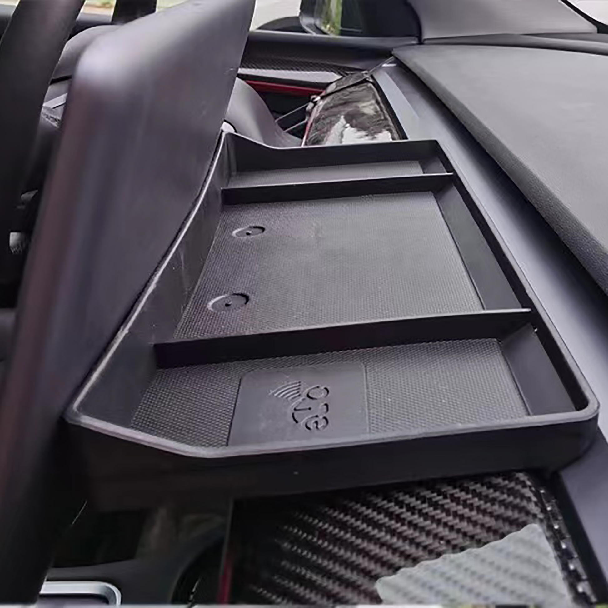 Under Screen Storage Organizer Tray For Tesla Model 3 & Y by Yeslak