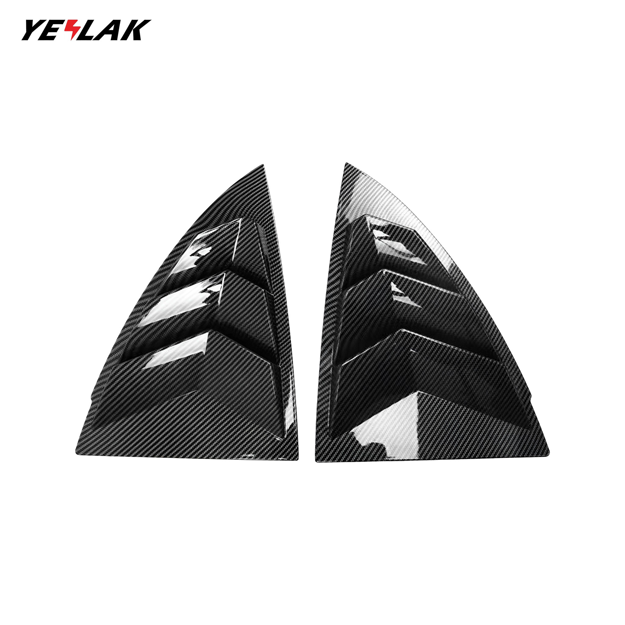 Rear Side Window Louvers For Tesla Model Y by Yeslak