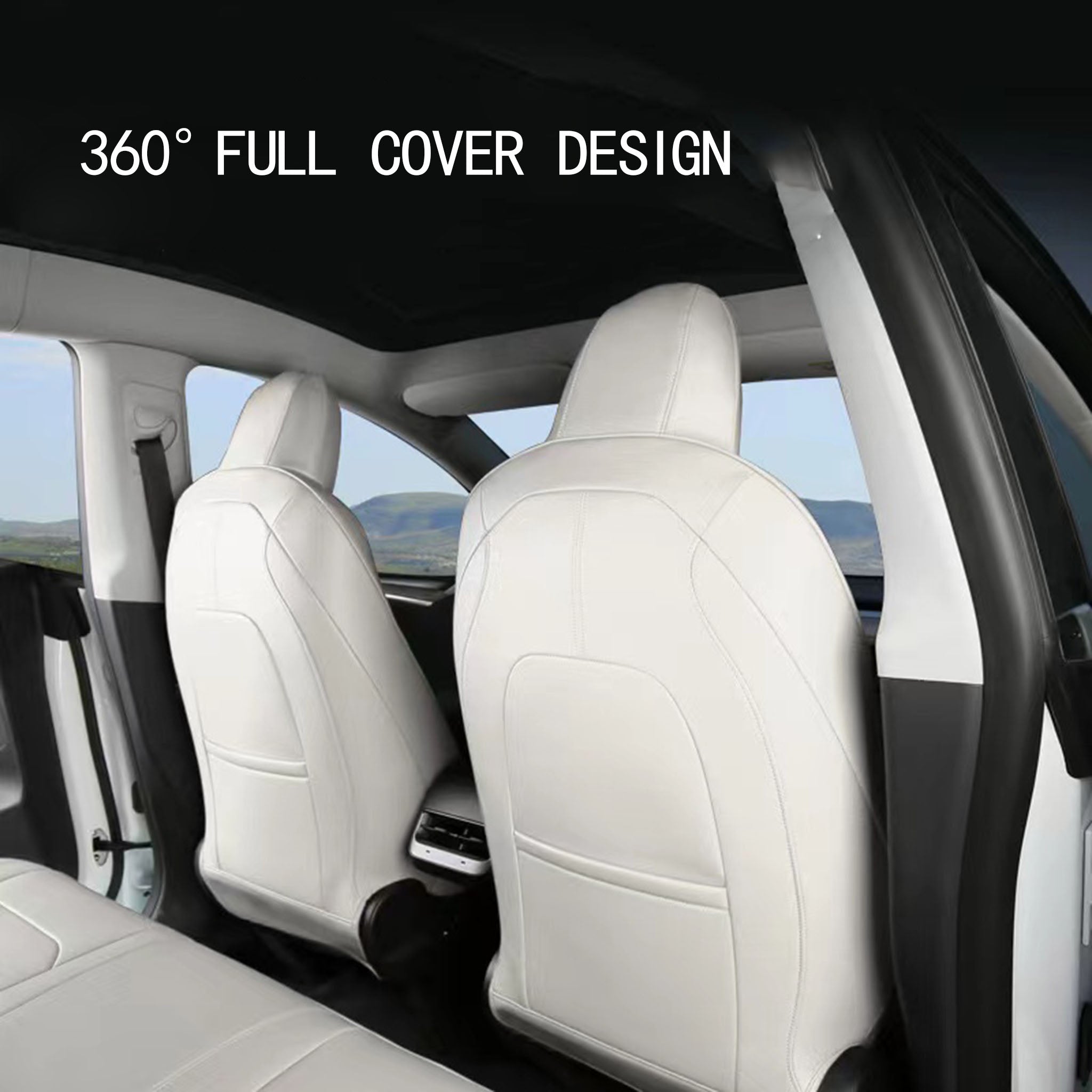 Full Seat Cover For Tesla Model 3 & Y & Model 3 Highland