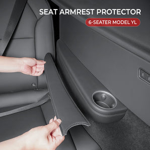 Third-row Seat Armrest Protection Pad for Tesla Model YL 6-Seater