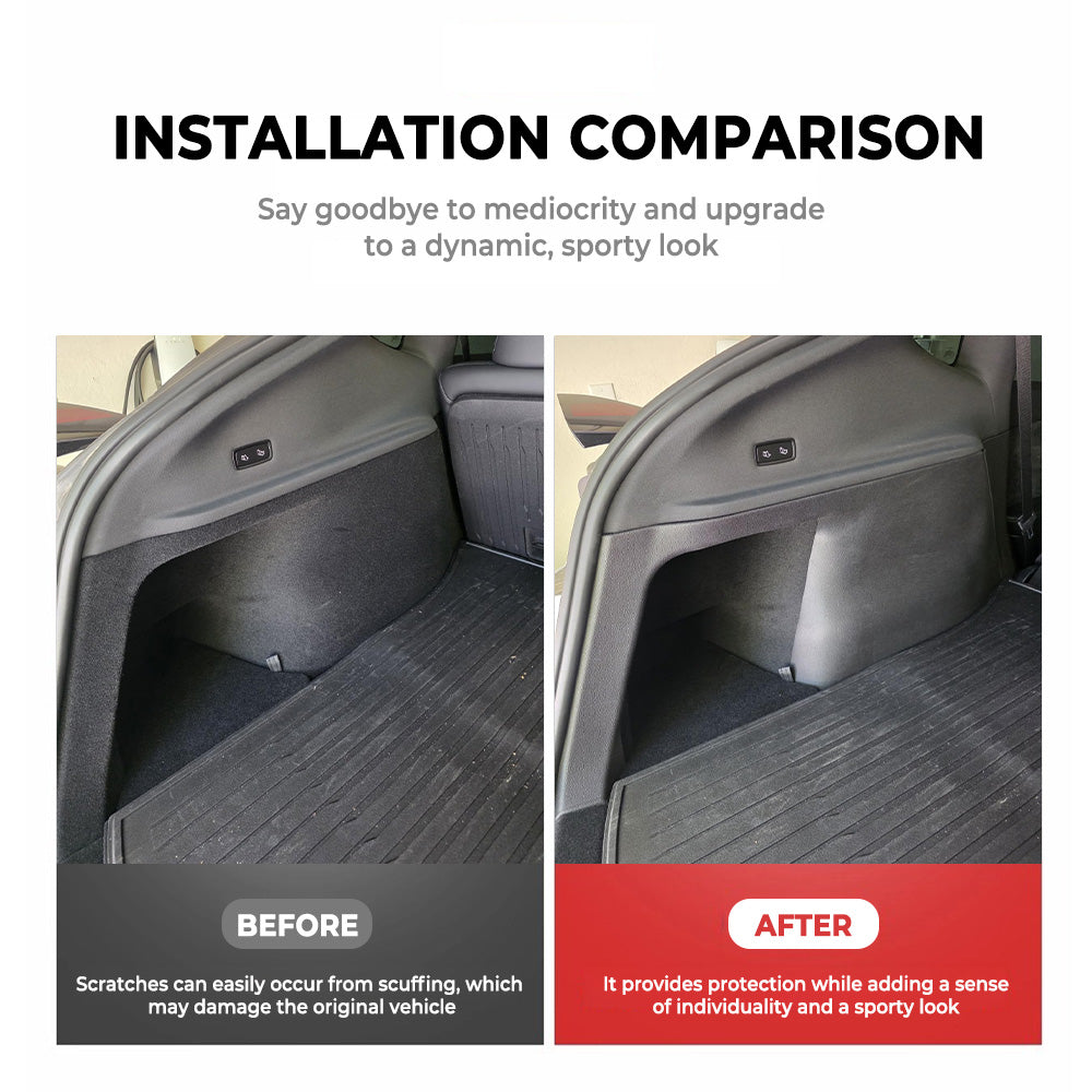 Protezione Davanzale Portiera Posteriore Per Tesla Model Y 5 Posti (2020-2024) – In ABS Anti Graffio – 2 Pezzi