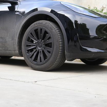 Model X Style Turbine Wheel Covers For Tesla Model Y 19'' Gemini Wheels