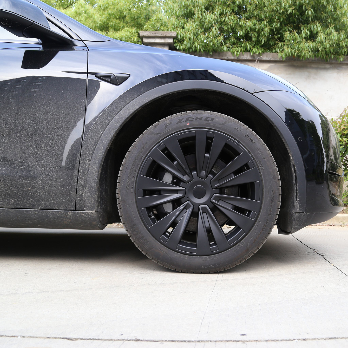 Model X Style Turbine Wheel Covers For Tesla Model Y 19'' Gemini Wheels