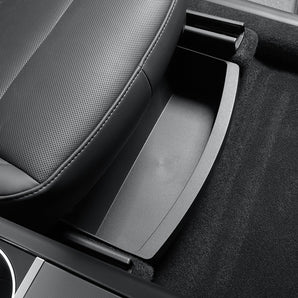 Under-Seat Storage Organizer for 2025.03+Tesla Model Y Juniper – Custom-Fit TPE Drawer for Smart Interior Upgrade （2 Pcs)