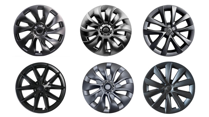 Various Styles of tesla model 3 wheel covers