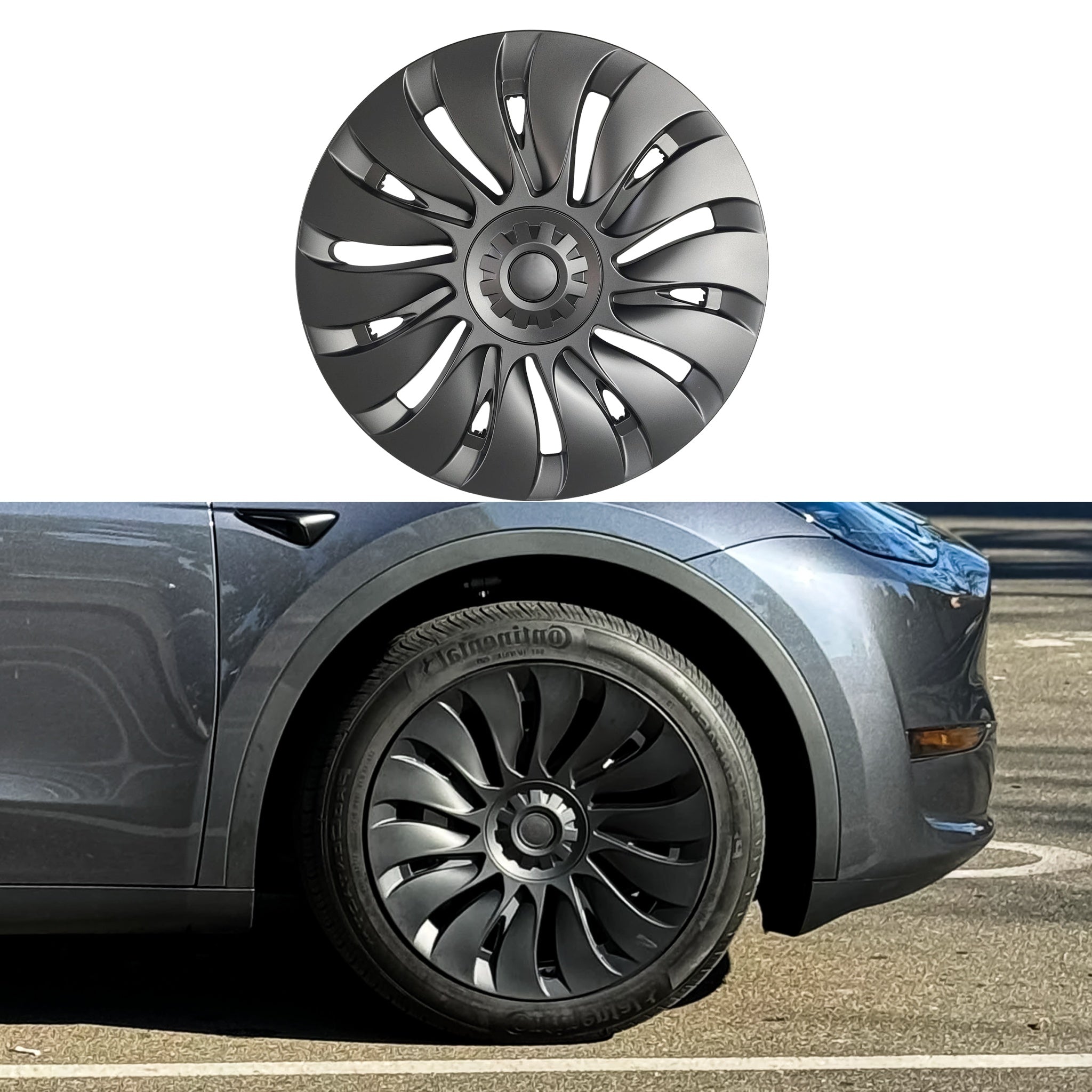 Yeslak Wheel Covers for Tesla Model Y 19'' Gemini Wheels