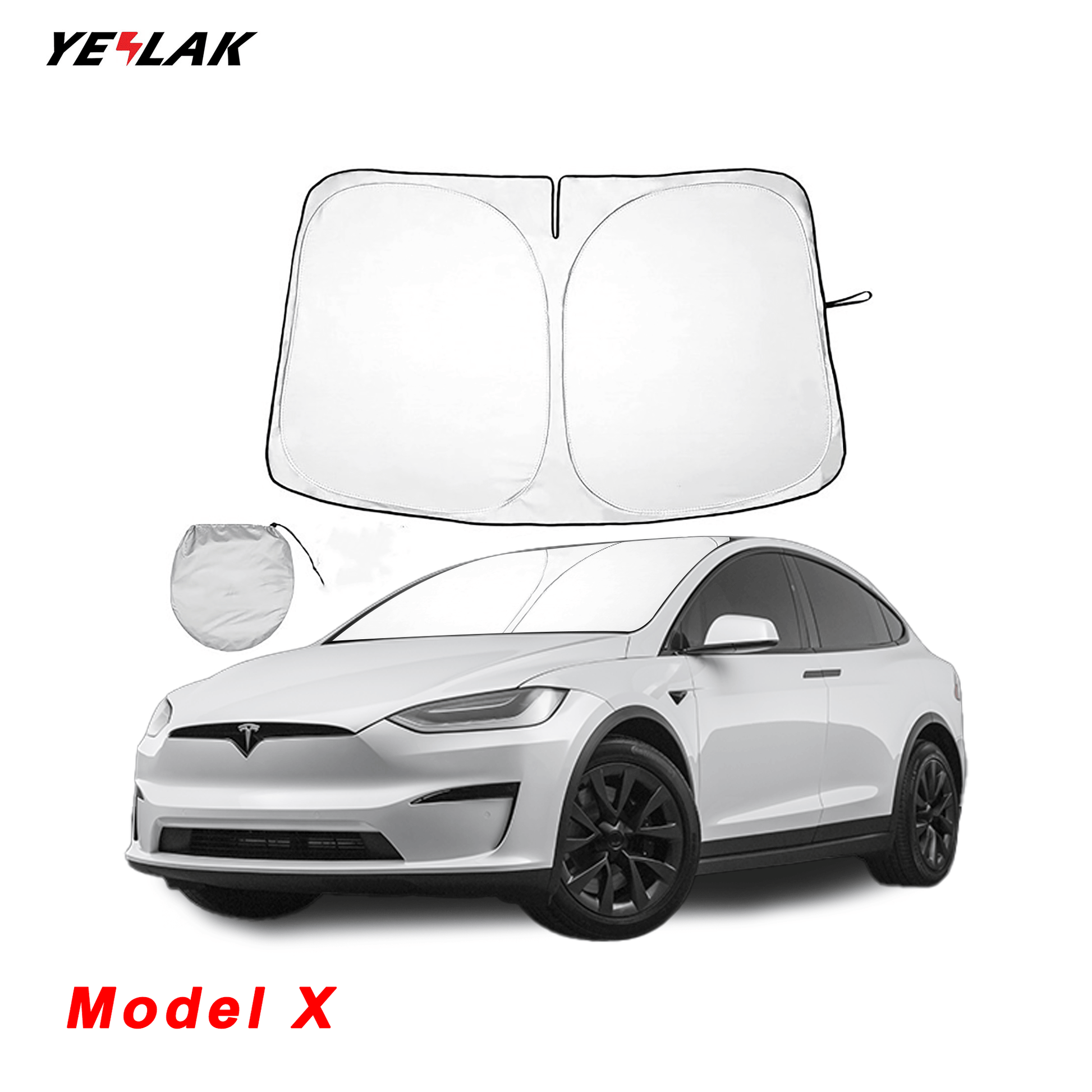Windshield Glass Sunshade For Tesla Model X – Yeslak
