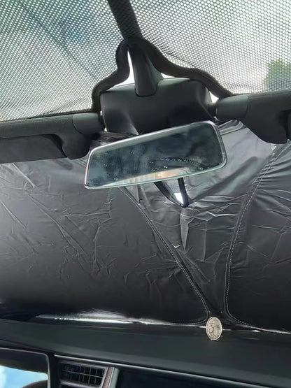 Windshield Glass Sunshade For Tesla Model X