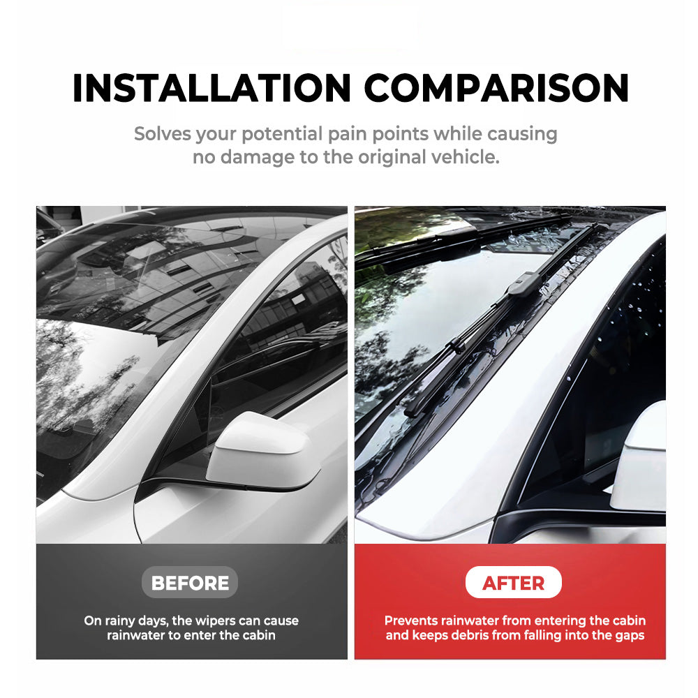 Windshield Protector Guard Seal Strip for Tesla Model Y/3 – Yeslak ...