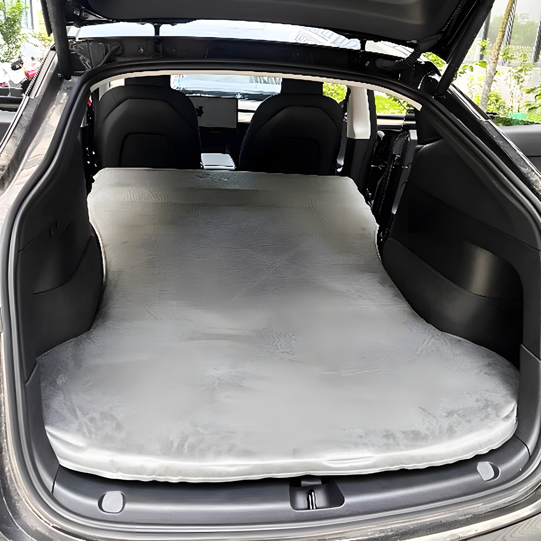 YESLAK Portable SELF-INFLATING Suede Fabric Air Mattress For Tesla Model Y & 3 & Model 3 Highland