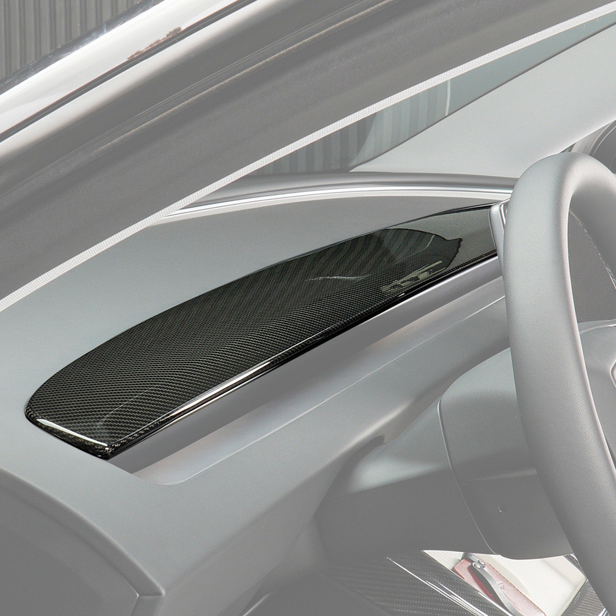 YESLAK Upgrading Real Carbon Fiber Dashboard Replacement For 2024+ Tesla Model 3 Highland