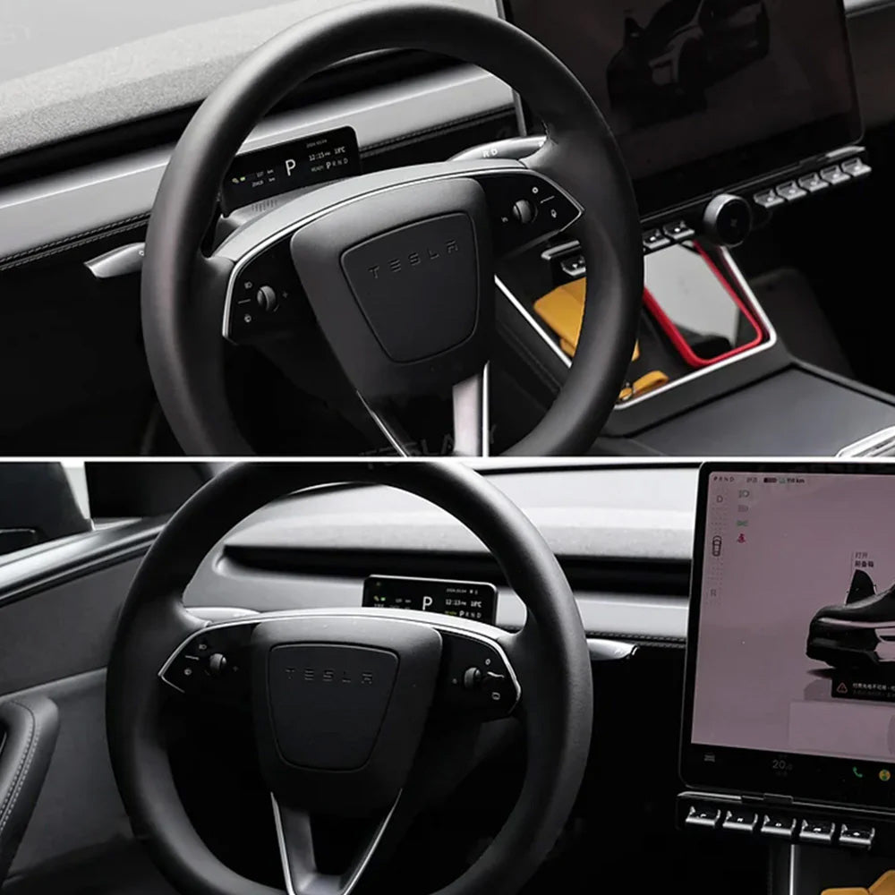 Tesla Smart Gear Shift & HUD Display for 2026+ Model Y & 2024+ Model 3 ...